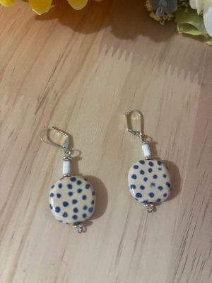 Boucles d'oreilles en céramique