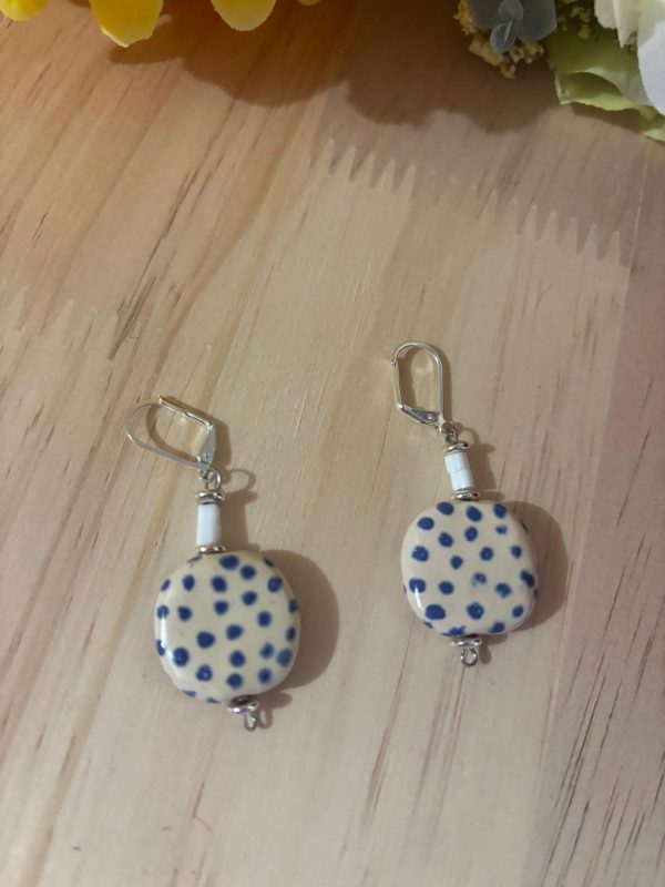Boucles d'oreilles en céramique