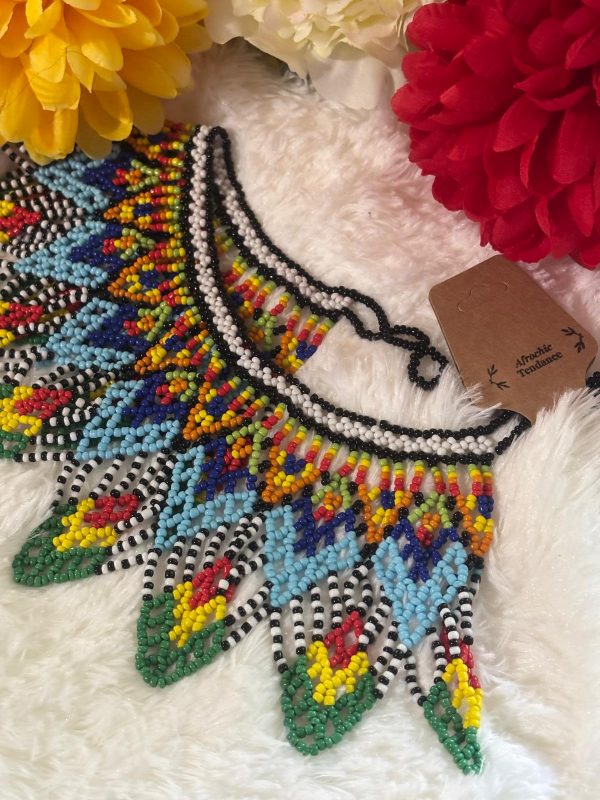 Collier Massaye multi couleurs très élégant – Image 5